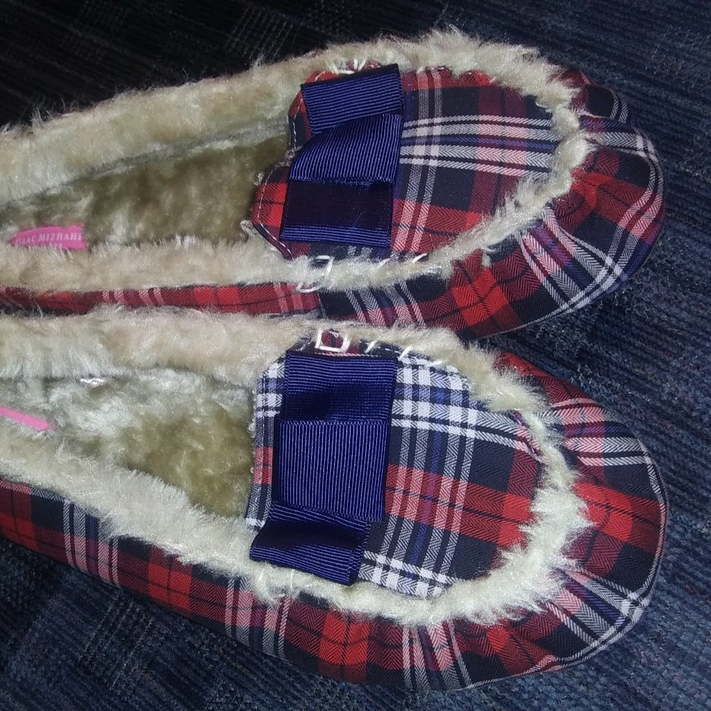 Isaac Mizrahi New York Plaid Loafers
